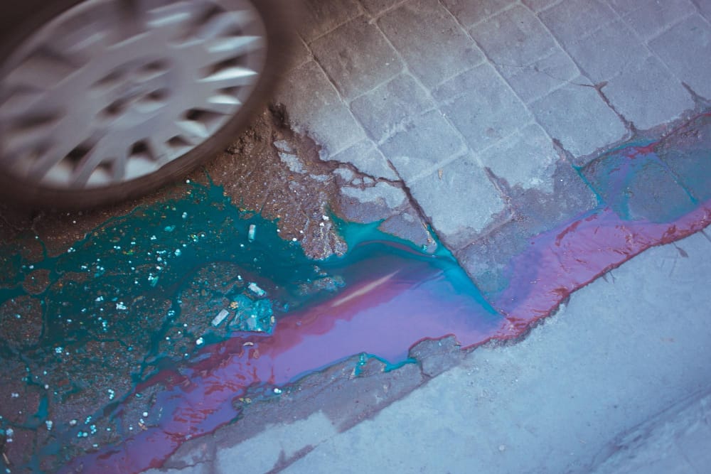 Détection de fuite par colorant